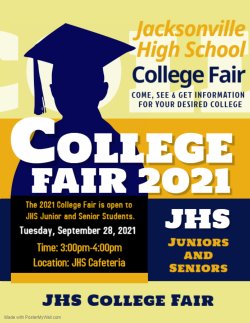 college fair flyer